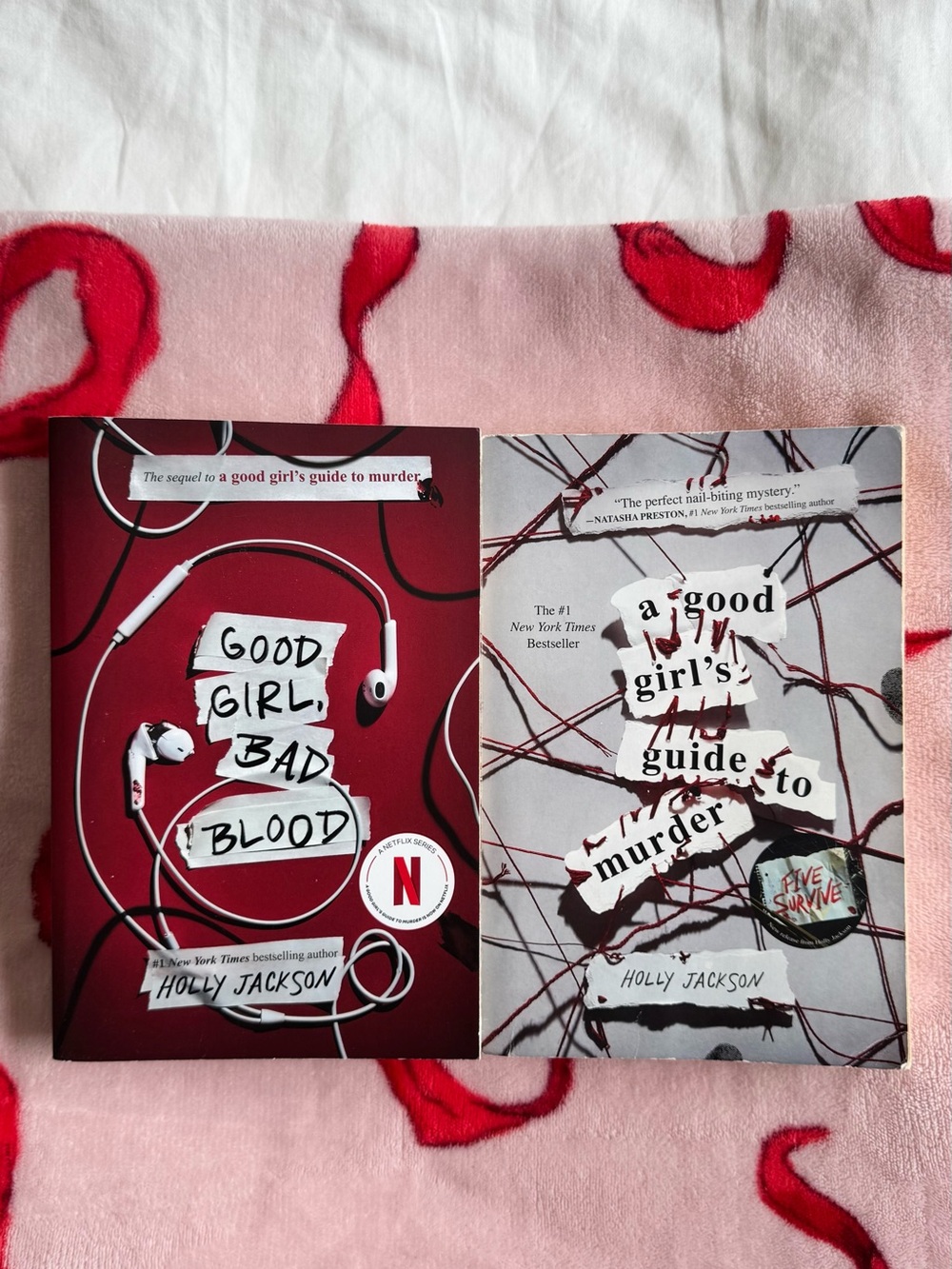 Holly Jackson Paperback Book Set — Red and White Covers